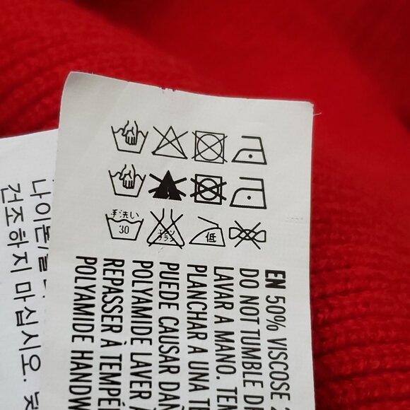 Tuckernuck Hyacinth House Red and Pink Colorblock Remi Turtleneck Size Small - Picture 12 of 13